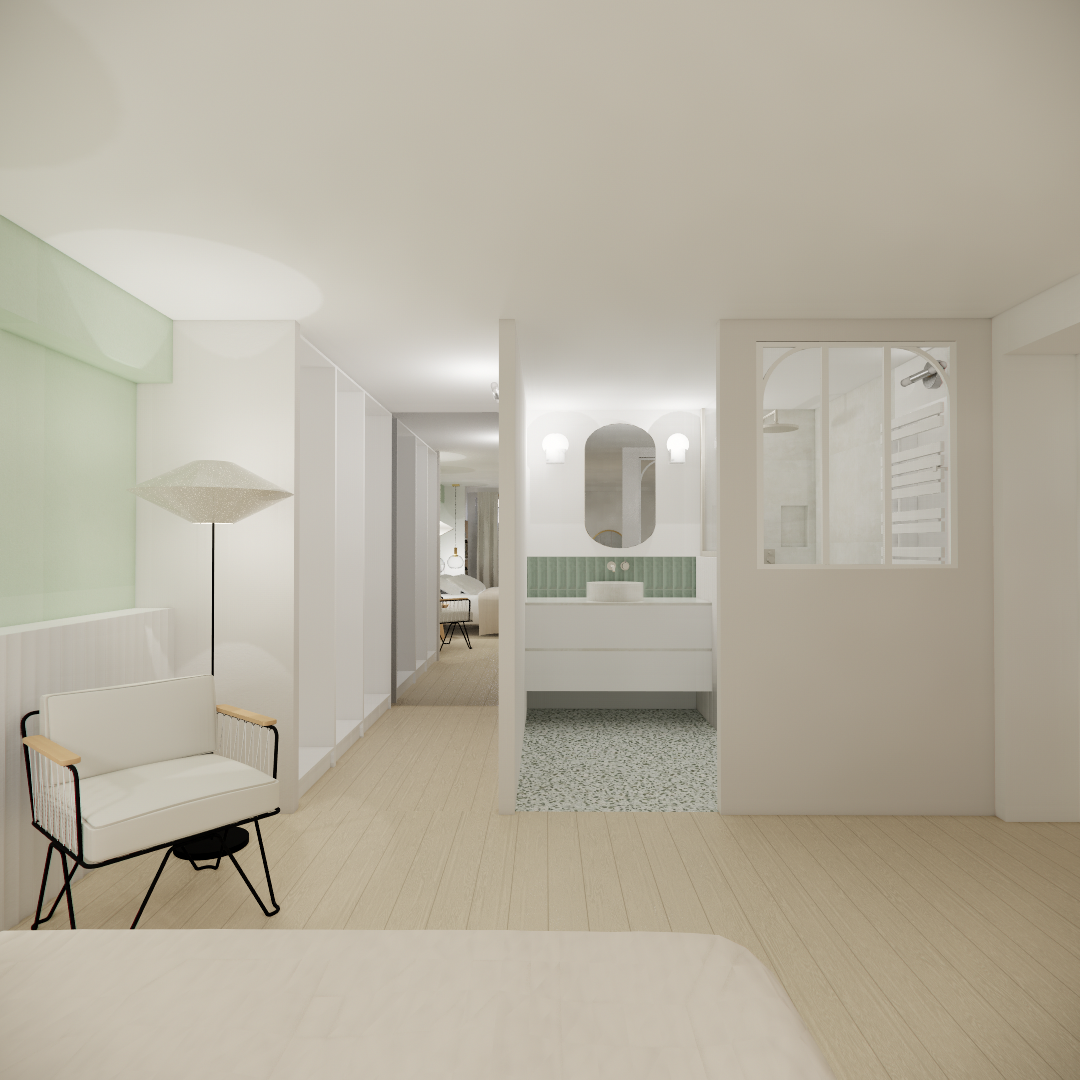 Rendu Sous Sol Suite Sdb