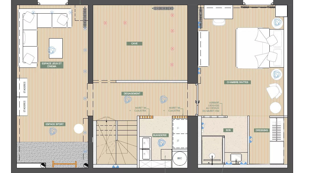 Plan sous sol 2.2