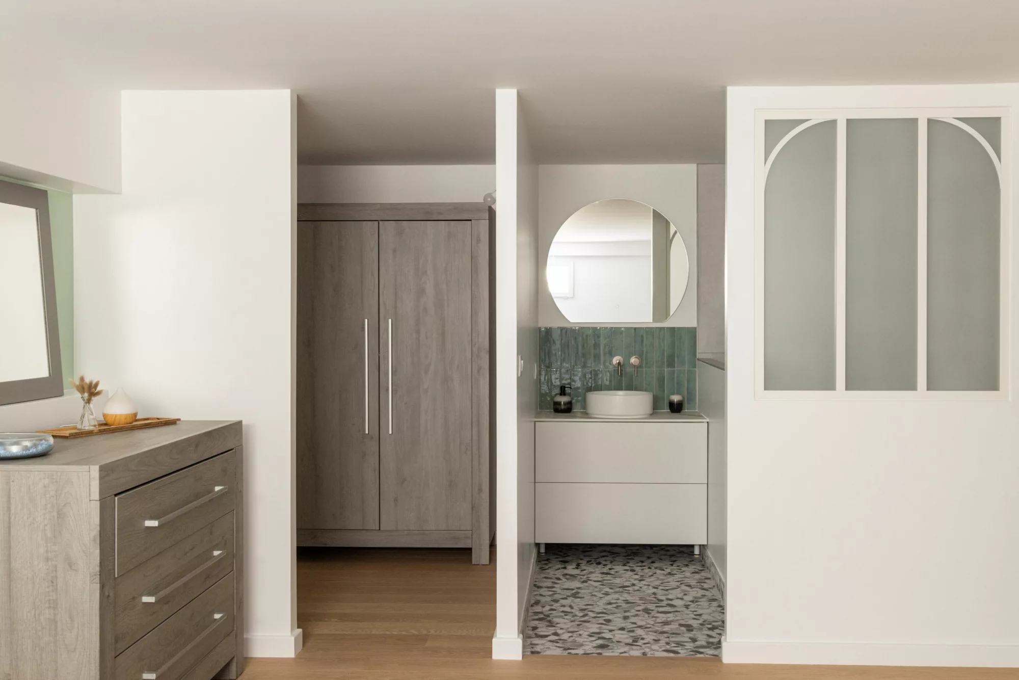 Suite salle de bain dressing